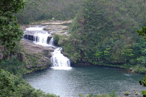 西表島マリュウドの滝の写真（wikipediaより）